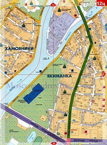 Туристическая Карта Москвы Pdf